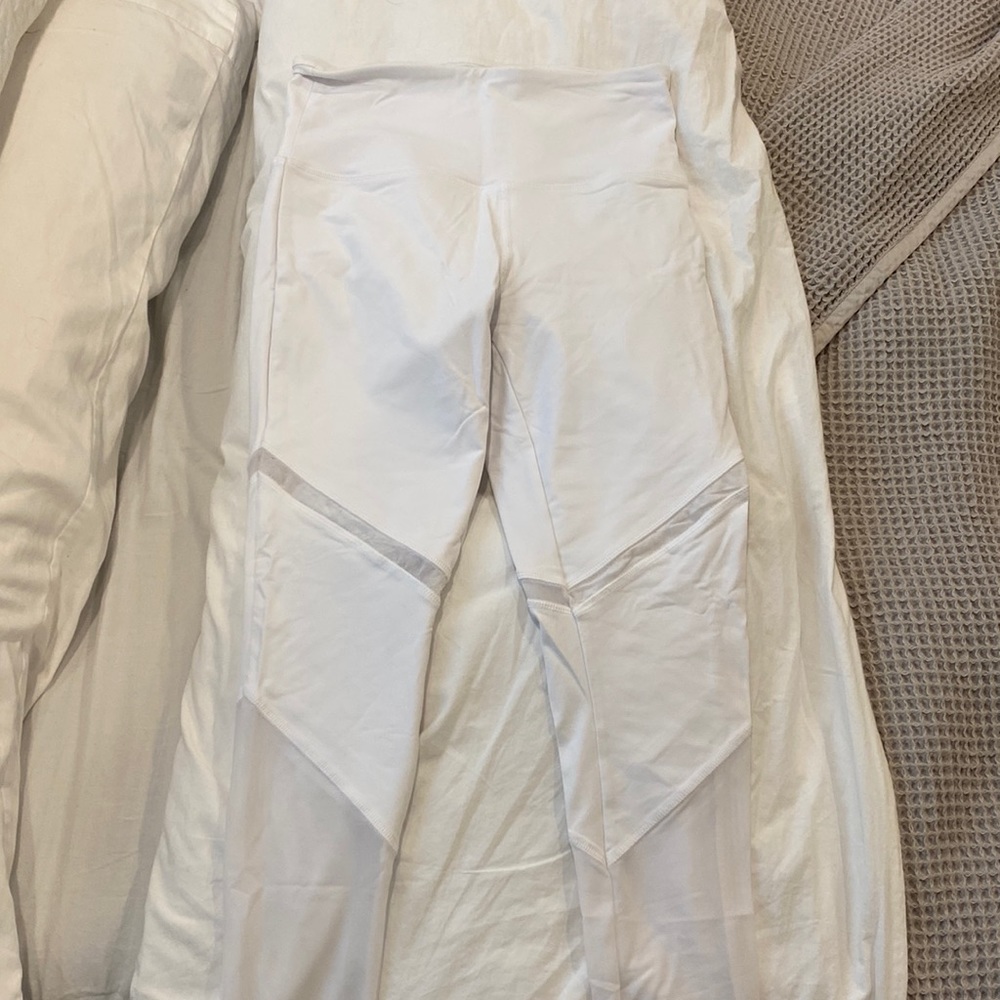 White workout outfit